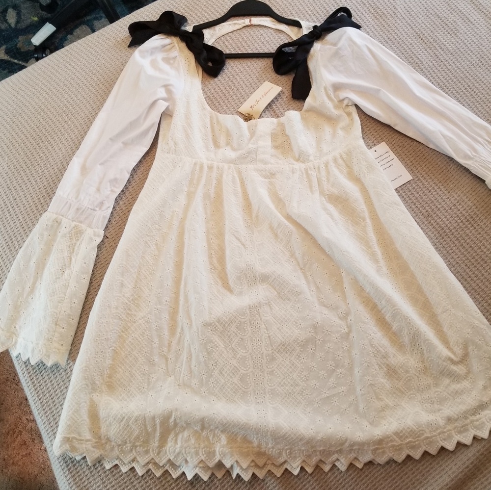 For Love and Lemons Eyelet Babydoll Dress